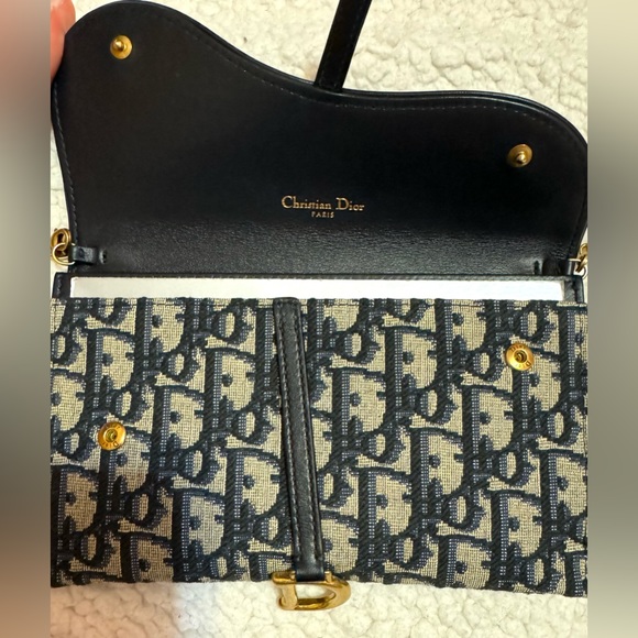 Christian Dior Saddle Wallet with Chain - Picture 7 of 7